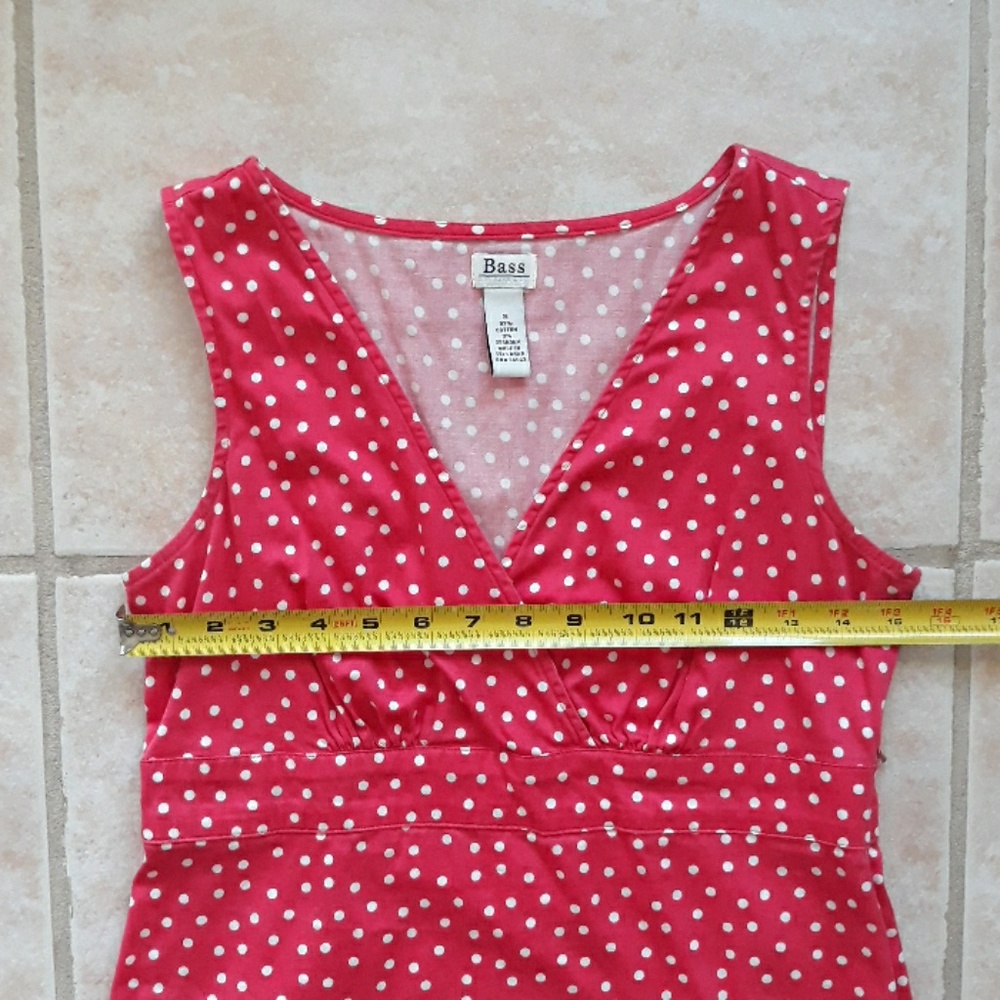 *Host Pick*Bass dark pink polka dot top - Picture 7 of 8